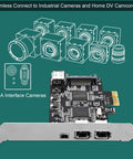 High Speed Firewire 400 PCIe Expansion Card With Four 1394A Ports, 3x 6Pin And 1x 4Pin, Includes Cables And Low Profile Bracket, Works With Windows And Mac OS, TI TSB43AB23 Chipset For Smooth Video Transfer. PCIe FireWire card with three 6-pin and one 4-pin ports