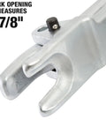 Ball Joint Separator Tool Adjustable One And One Eighth To Two And One Eighth Inch Range With Three Quarters Inch Forcing Bolt close-up