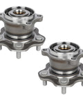 Rear Wheel Hub And Bearing Assembly 512373 For Nissan Rogue AWD 2008 Through 2020 And Nissan Juke AWD 2011 2017 Without ABS 5 Lug 2 Piece Set