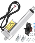 Beast Mode Heavy Duty 12V Linear Actuator With Controller, 330 Lb Load, 6 Inch Stroke, 10mm/s Speed, shown with accessories.