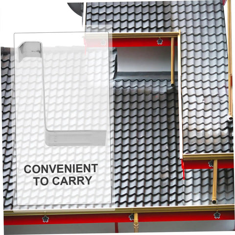 Close-up of 15Pcs Heavy Duty Non Slip Roof Tile Clips Kit For Quick Tile Replacement And Secure Fixing installed on a roof.
