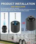 Installation guide for Low Profile Rubber Trailer Door Holder Kit For RV Camper Boat And Horse Trailer Keeps Doors Quiet And Secure