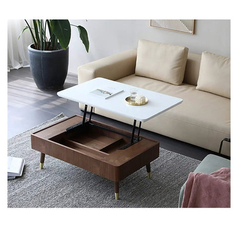 One Piece Folding Lift Hinge With Air Spring Mechanism, heavy duty cold rolled steel, used in modern coffee table for smooth operation.