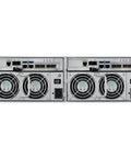 Heavy Duty 3U Storage Rack Chassis Featuring 16 Bays For Massive 10TB Drives In A Solid Rack Mount Build rear view with cooling fans.