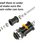 Heavy Duty Alloy Steel Chain Kit With 140 Links Adjustable Tensioner And Chain Breaker components shown unassembled