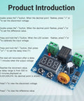 Two Pack Digital Dc Voltage Protector For 12 To 36 Volt Systems With Bright Lcd Readout, display and connection terminals on PCB.