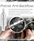 Two Pack Brake Bleeder Kit With One Hundred Ml Syringe And Precision Anti Backflow Valve For Smooth Hydraulic Fluid Extraction quick installation