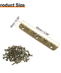 Heavy Duty Metal Piano Hinges Sleek Bronze Finish 90 Degree Long Folding Box Hardware With Screws For Shop Builds And Furniture Fixups Built Like A Tank Tough As Nails Workbench Essential with 65mm hinge dimensions and screws