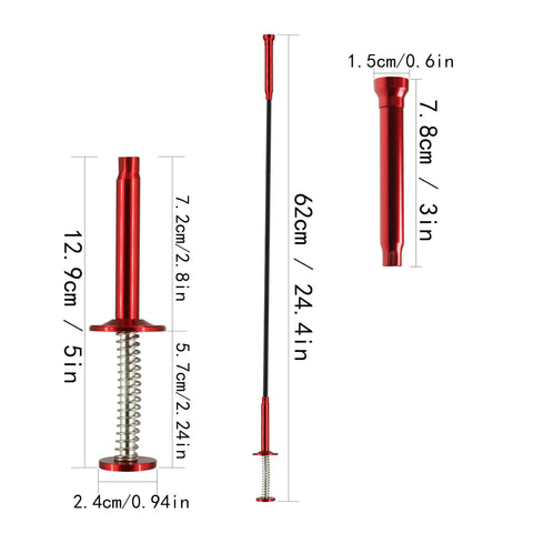 Flexible Claw Magnetic Pickup Tool With Four Claws And Magnetic Tip For Hard To Reach Places And Tight Crevices 24 Inch Reach Handy For Mechanics Under Furniture In Drains And Garbage Pickup