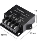 DC 12V/24V To 5V 10A Step Down Converter For Car Audio And 5V Gadgets 50W Power Regulator with dimensions of 52x48x19mm