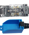 Two Pack ME 9101 Momentary Limit Switch With Flexible Coil Spring Rod NC No Contacts 5A 250V AC And 0.4A 115V DC Rated Ideal Arduino CNC Mill Laser Plasma Router Switches Includes M5 Mounting Holes For Easy Install.
