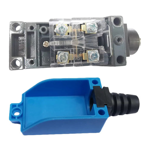 Two Pack ME 9101 Momentary Limit Switch With Flexible Coil Spring Rod NC No Contacts 5A 250V AC And 0.4A 115V DC Rated Ideal Arduino CNC Mill Laser Plasma Router Switches Includes M5 Mounting Holes For Easy Install.