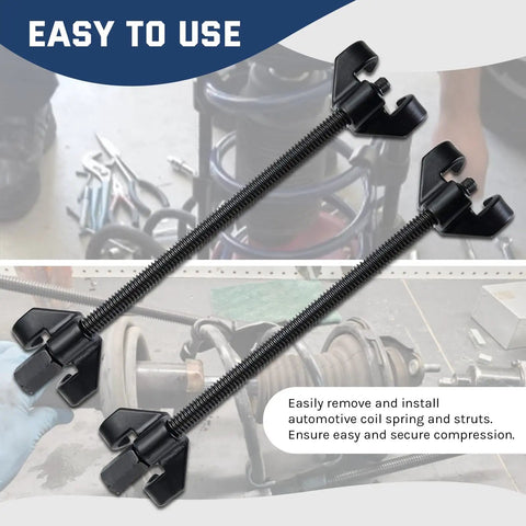 14 Inch Coil Spring Compressor Tool For MacPherson Suspension Struts Heavy Duty Forged Steel Spring Removal and Installation