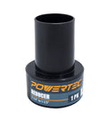 2-1/4 Inch OD To 1-1/2 Inch OD Hose Reducer Adapter In Durable ABS Plastic For Dust Collection, front view