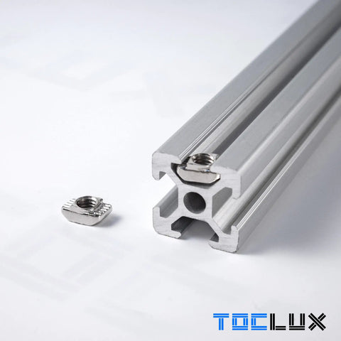 M5 Drop-In T-Nuts Set 100 Pcs Hammer Head T-Nuts For 6mm T Slot Aluminum Extrusion Carbon Steel Nickel Plated Anti Rust Hardware For 20 Series Extruded Aluminum Rails on 20 series aluminum profile