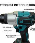 Top Rated Electric Drum Sealer Crimping Tool For 200L Oil Barrels Handheld Cordless Capping Machine With Removable Battery showing controls and ergonomic design.