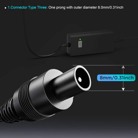 Go To Universal 42V 2A 84W Scooter Charger Power Adapter For Lime Ninebot ES Series Xiaomi M365 Pro Hiboy S2R And Other 36V Li Ion Electric Scooters Safe Quick Charge