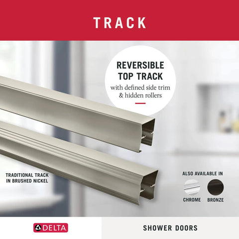 Classic Semi Frameless Sliding Bathtub Enclosure With Clear Tempered Glass And Brushed Nickel Track Slick Traditional Style For A Dang Good Bathroom Refresh Durable Build No Nonsense And Designed To Fit Typical Sixty Inch Bases Great