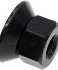 9/16-18 Flanged Flat Face Lug Nuts For Ford Models 1-1/16 In Hex 1 In Length Direct Replacement Close-up Durable Steel