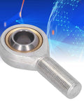 Left Hand Thread Ball Joint Bearing Self Lubricating Rod End For Heavy Duty Industrial Use, Axial Limit Capable, Handles Slow Swing And Rotary Motion, Rugged High Load Performance, Model SAL16T-K, 16 mm bore