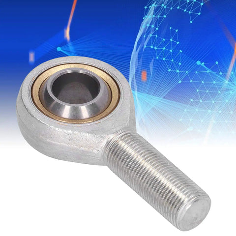 Left Hand Thread Ball Joint Bearing Self Lubricating Rod End For Heavy Duty Industrial Use, Axial Limit Capable, Handles Slow Swing And Rotary Motion, Rugged High Load Performance, Model SAL16T-K, 16 mm bore