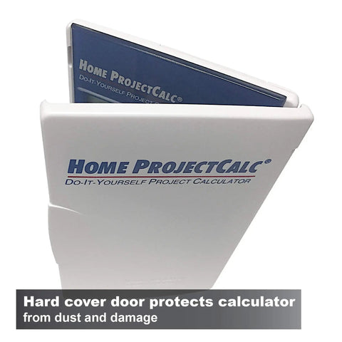 DIY Home Project Calculator For Do It Yourselfers Feet Inch Fraction Measurements with protective hard cover case.