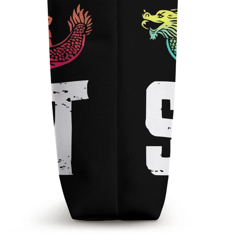 Side view of Paddler Tote Bag For Dragonboating Enthusiasts Crew Gear For Paddles Towels And Essentials Race Day Or Festival