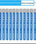 Quarter Inch Diamond Core Drill Bits Set Tile Hole Saw Kit Heavy Duty Vacuum Brazed with round shank U type slot design