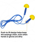 Express Pod Plugs Ear Plugs Corded Push To Fit With Blue Grips And Pillow Pack for clean and hygienic isolation