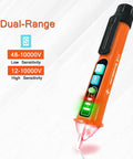 Non Contact Voltage Tester Detector Pen With NCV Inductive Probe And LED Flashlight Buzzer Dual Range 12V To 1000V And 48V To 1000V