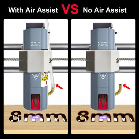 Upgrade Your 3018 CNC Engraving With A 10W Laser Module With Air Assist Built-In FAC Double Ultra-Fine Spot Head 12V Class 4 Power For 3018