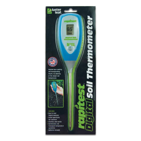 Digital Soil Thermometer For Planting And Transplants, Multi Color Display, Quick Soil Temperature Readings For Gardeners, Packaging