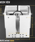 Transom view of Power Tilt And Trim Unit For Outboard Motors Up To 35 HP With Electric Hydraulic System PT 35