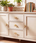 8 Piece Insect Themed Cabinet Knobs Set for Dresser Cupboard Wardrobe Handles featuring butterfly and bee styles in gold finish
