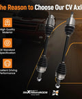 Front CV Axle Shaft Assembly for Honda Accord 2008-2014 Acura TSX 2.4L Civic 1.8L with high-quality material
