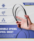 Top Shelf Original Equipment Replacement Windshield Wiper Blades For 2014 To 2018 Chevy Silverado And Gmc Sierra 22 Inch Pair showcasing double spring steel sheet.