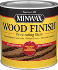 Dead On Red Mahogany Semi Transparent Oil Based Wood Stain in a 1 quart can for deck and fence use.