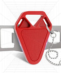 2 Pack Upgraded Portable Door Lock For Travel From Inside Front Door Security Device with red design and chain, easy to install and remove
