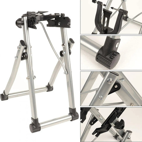 Pro Grade Bike Wheel Truing Stand For DIY Cyclists And Mechanics Foldable Wheel Alignment Tool For Road Bikes Aluminum Frame