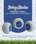 Game Changing Putting Wheels Training Aid Set Of 3 For True Roll Practice Golf Alignment Tool To Sharpen Stroke Improve Accuracy