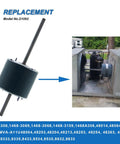 RV Air Conditioner Fan Motor With Capacitor One Third HP 115 Volt 1675 RPM Two Speed Plug And Play Replacement shown