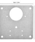 Stainless Steel Cabinet Hinge Repair Plate 4 Pack With 24 Screws Reinforcement Brackets square plate with dimensions