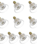 10 Pieces Screw In Furniture Pads With Non Slip Floor Protectors for sofas and tables, durable plastic and iron sliders
