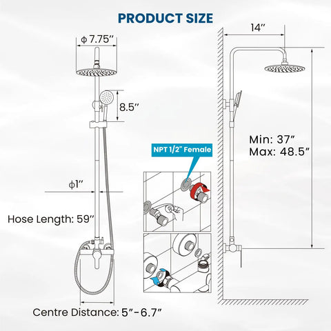Heavy Duty Matte Black Outdoor Shower Featuring Top Notch 304 Stainless Steel Build Dual Spray Settings And Smooth Single Lever Control For Your Ultimate Backyard Flex Upgrade