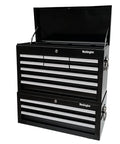 Heavy Duty Professional Industrial Portable 9-Drawer Tool Chest Cabinet With Ball Bearing Drawer Slides And Locking Cam System, 26 Inch Steel Tool Storage Box Organizer For Home Garage Shop