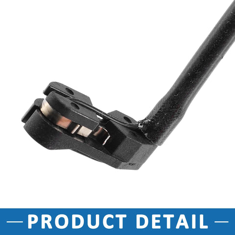 Close-up: ABSOPRO rear brake pad wear sensor for Audi Q5 2018, black plastic