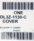 Label for Center Wheel Cap For Ford F-150 And Expedition OEM Chrome DL3Z-1130-C, packaging with barcodes and model info