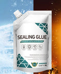 Premium Concrete Crack Filler Seals Deep Gaps With A Slick Waterproof Self Leveling Formula, 500ml pouch for easy application.