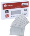 Jam Free Smooth Ride For Cordless Nailers 16 Gauge Finish Nails Two Inch Galvanized Straight Head 1000 Count Pack in packaging with nails.