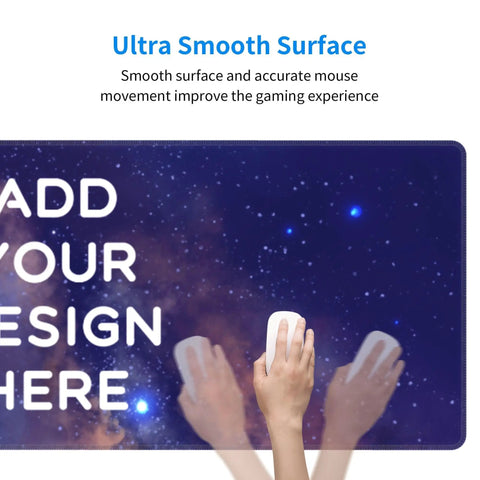 Custom Large Desk Pad With Photo And Text Personalization Non Slip Mouse Mat For Computer And Office Upload Your Picture Or Logo
